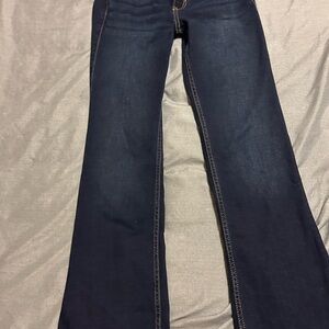 Hollister Dark Indigo Flare Jeans